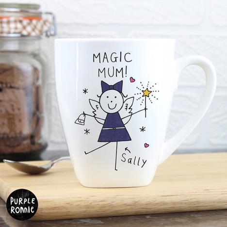 Personalised Purple Ronnie Fairy Latte Mug Extra Image 2